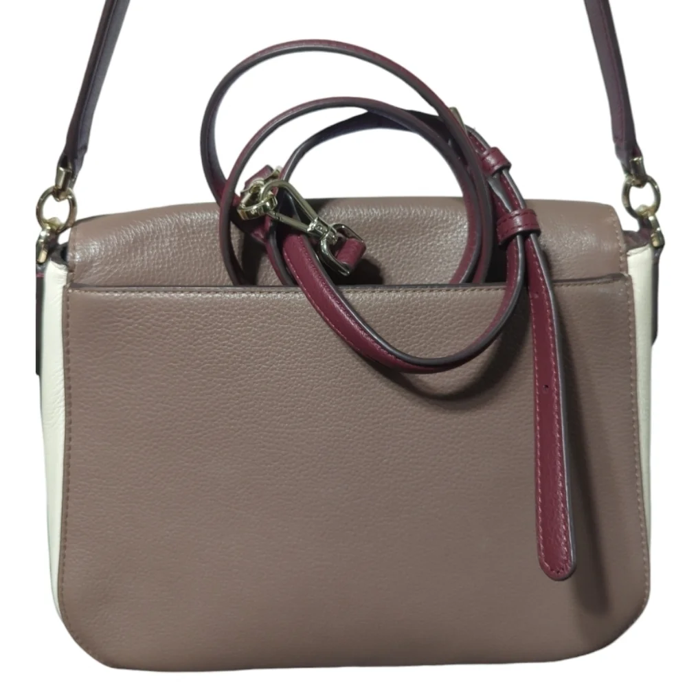 Kate Spade New York Jackson Colorblock Flap Shoulder Bag W/ Matching Mini Wallet